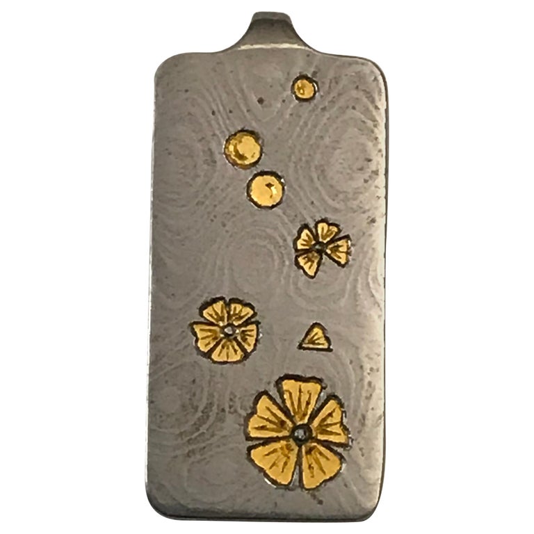 Vintage-Inspired Damascus Drop Pendants for Timeless Elegance main image 0