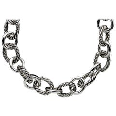 David Yurman Cable Classics Sterling Silver Oval Link Chain