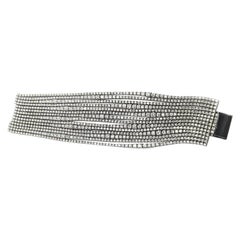 40 Carat of Diamonds on 14 Rows of Tennis Bracelets in 18 Karat White Gold