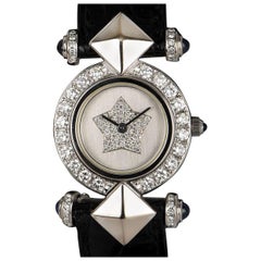 Kutchinsky Dress Watch Ladies White Gold Silver Dial Diamond Set Quartz Watch