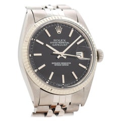 Rolex Datejust 14 Karat White Gold and Stainless Steel Watch, 1971