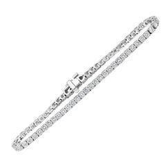 Roman Malakov 4.01 Carat Round Diamond Tennis Bracelet