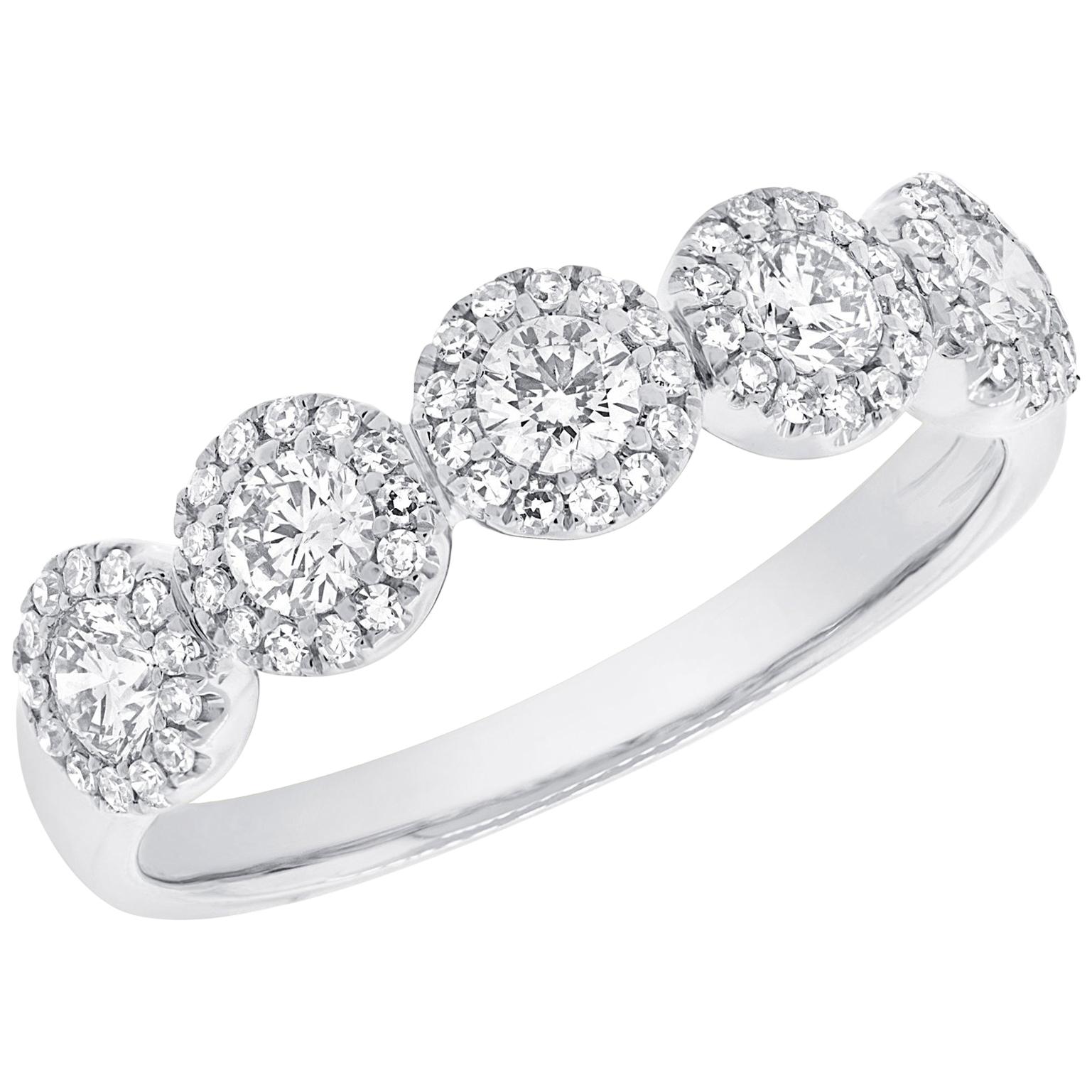 
0.57ct 14k White Gold Diamond Lady's Ring


4.7mm
Eden Collection


Metal Details
Metal Type: 14KWG 
Metal Weight: 2.7 GR


Side Diamond Details
Carat: 0.57 CT