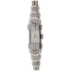 Patek Philippe Art Deco Platinum Ladies Watch