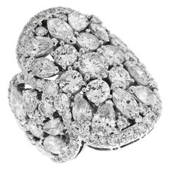 Round Pear Marquise Multi-Shape Diamond White Gold Ring