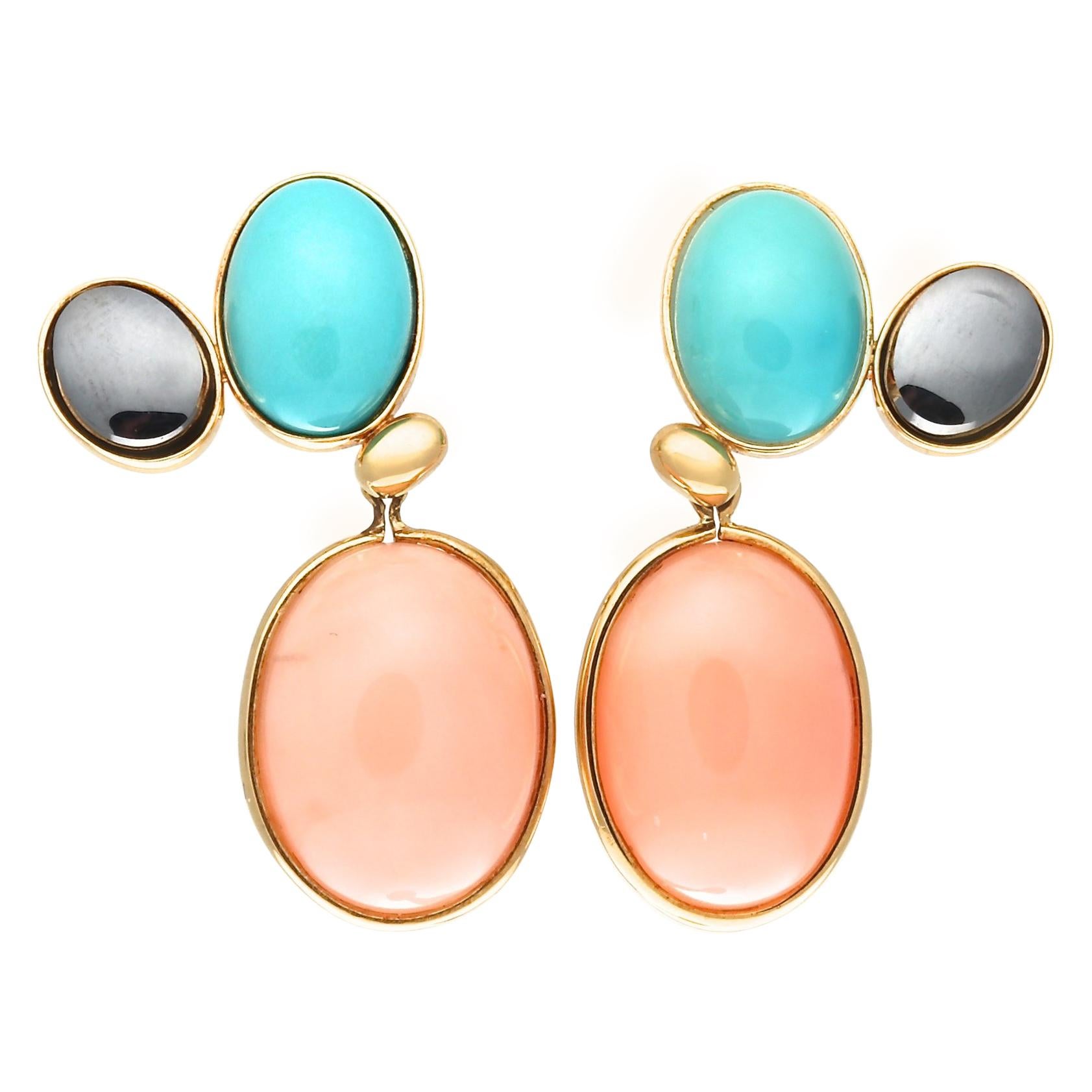 Paloma Picasso Tiffany & Co. Colorful Drop Earrings