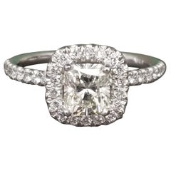 Radiant Cut 1.03 Carat in Halo