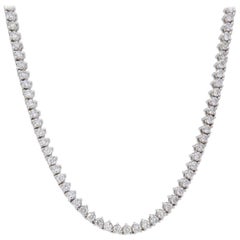 8.52 Carat Diamond Tennis Necklace