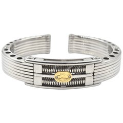 Sauro Stainless Steel Cuff Bracelet