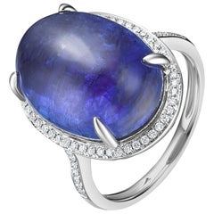 Fei Liu Tanzanite Diamond White Gold Ring