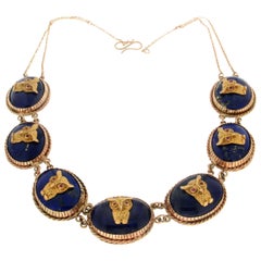 Lapis Lazuli Choker Necklaces