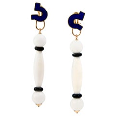 Lapis Lazuli Dangle Earrings