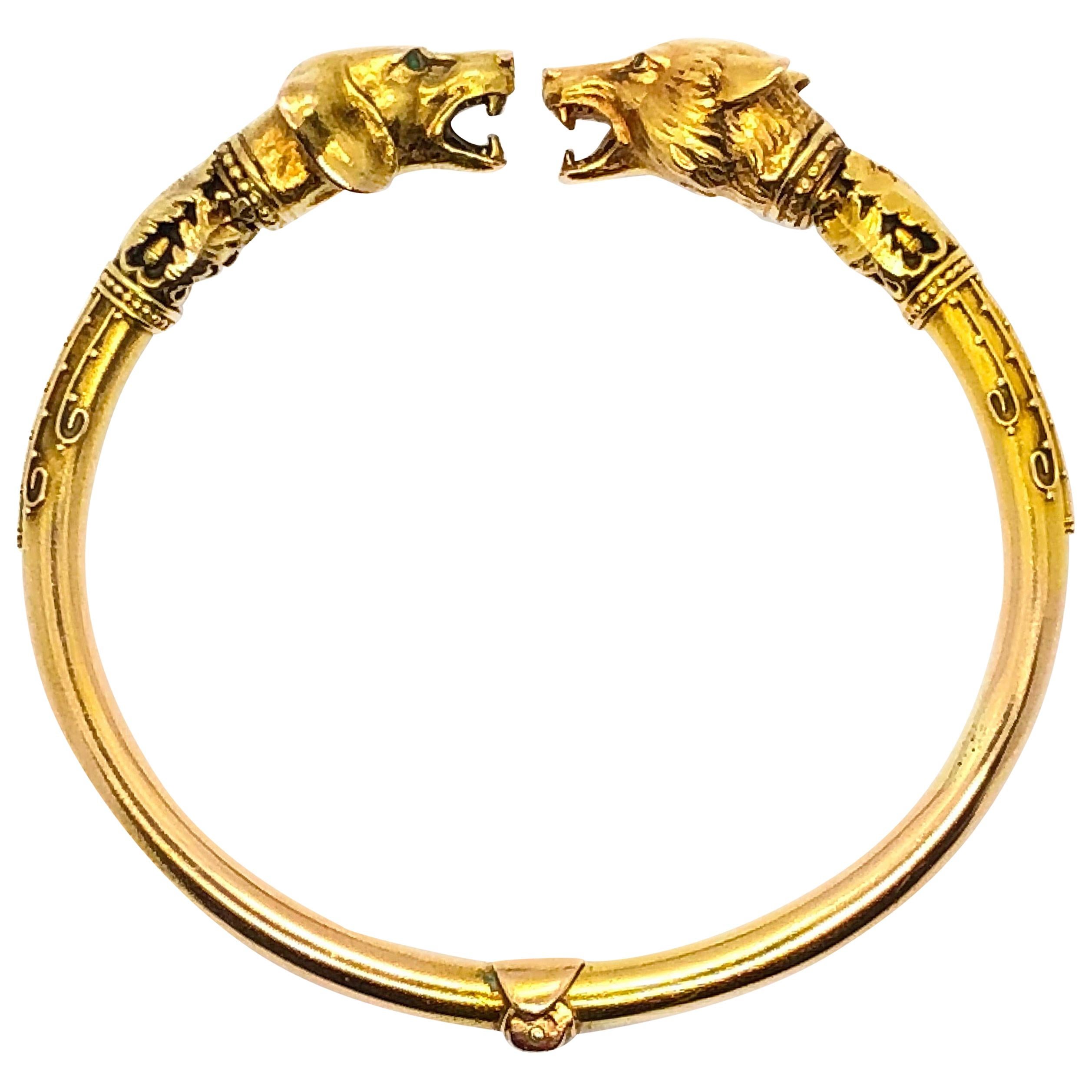 Two Hounds Victorian Gold Bangle