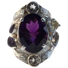 Used Amethyst Cocktail Ring