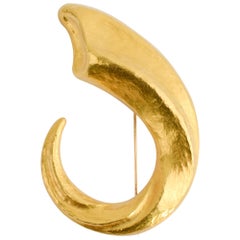 Lalaounis Large Gold Brooch