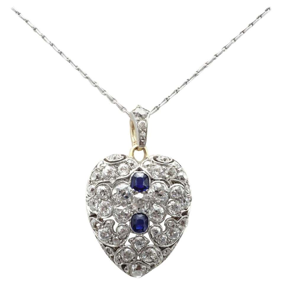Sapphire locket Clearance