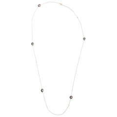 Tiffany & Co. Elsa Peretti Platinum Diamonds by the Yard Sprinkle Necklace