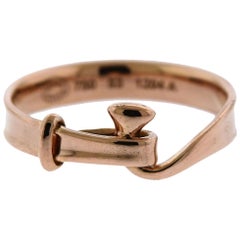 Georg Jensen Torun Rose Gold Hook Ring