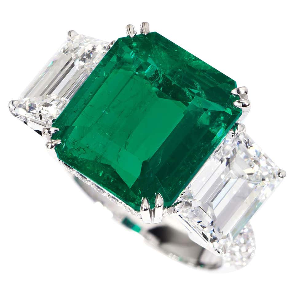 Antique Emerald Rings - 2,557 For Sale at 1stdibs - Page 6