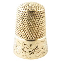 14 Karat Yellow Gold Thimble