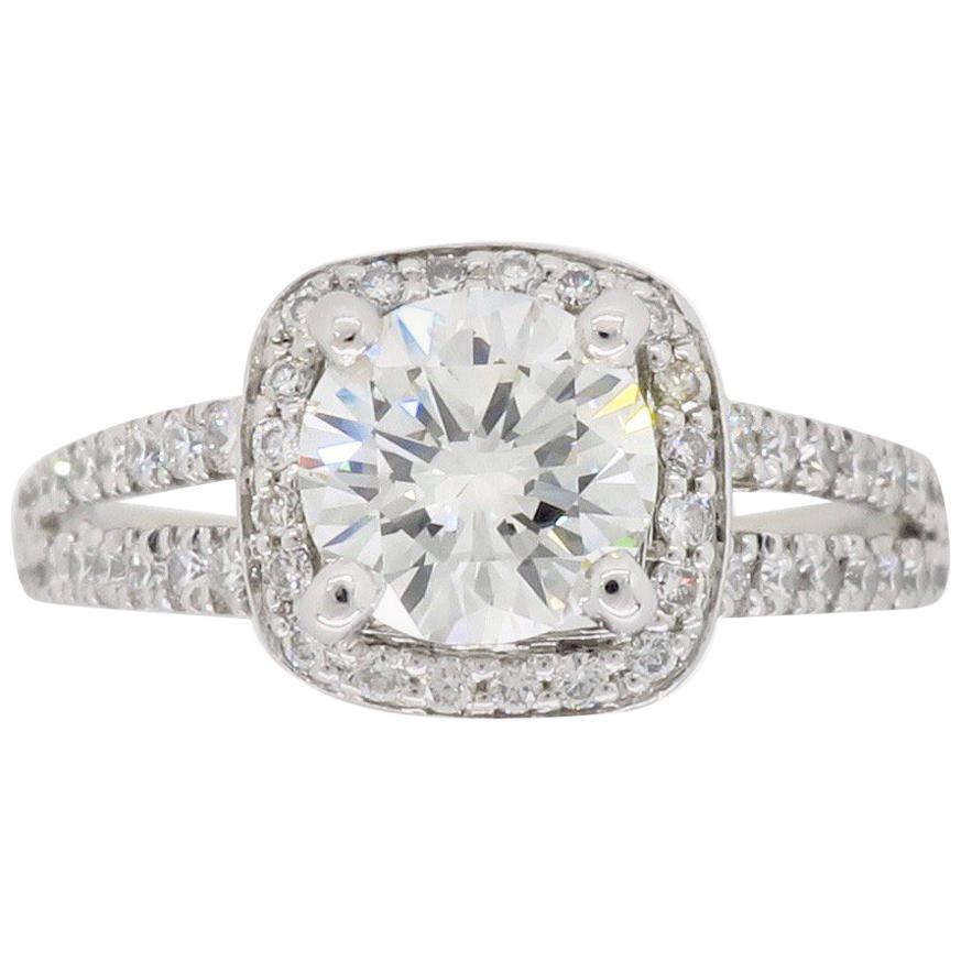 Scott Kay Diamond Halo Engagement Ring
