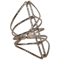 Pulsera de bronce plateado "Atenea" de Franck Evennou, Francia, 2018
