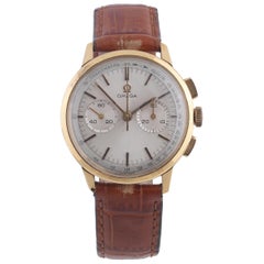 Omega Chronograph aus Gelbgold, um 1957