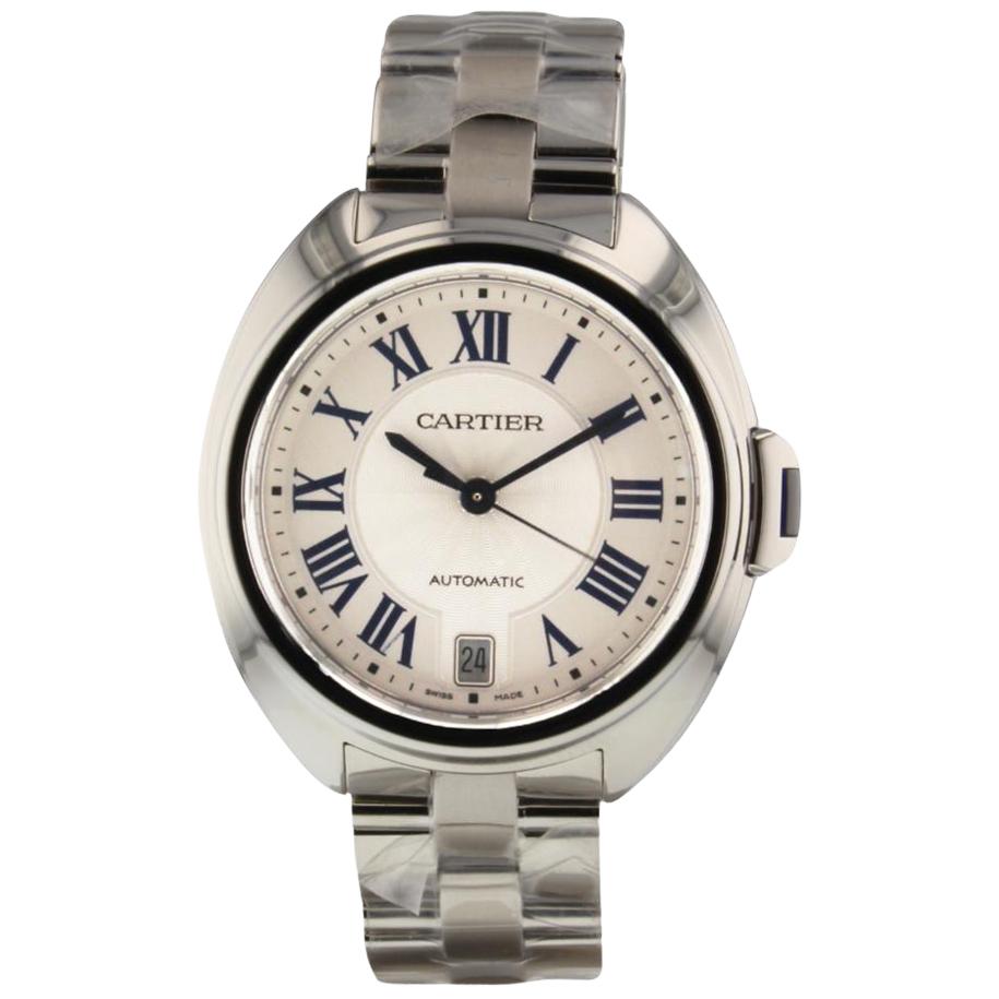 Cartier Cle de Cartier Stainless Steel Automatic Watch WSCL0006 For Sale