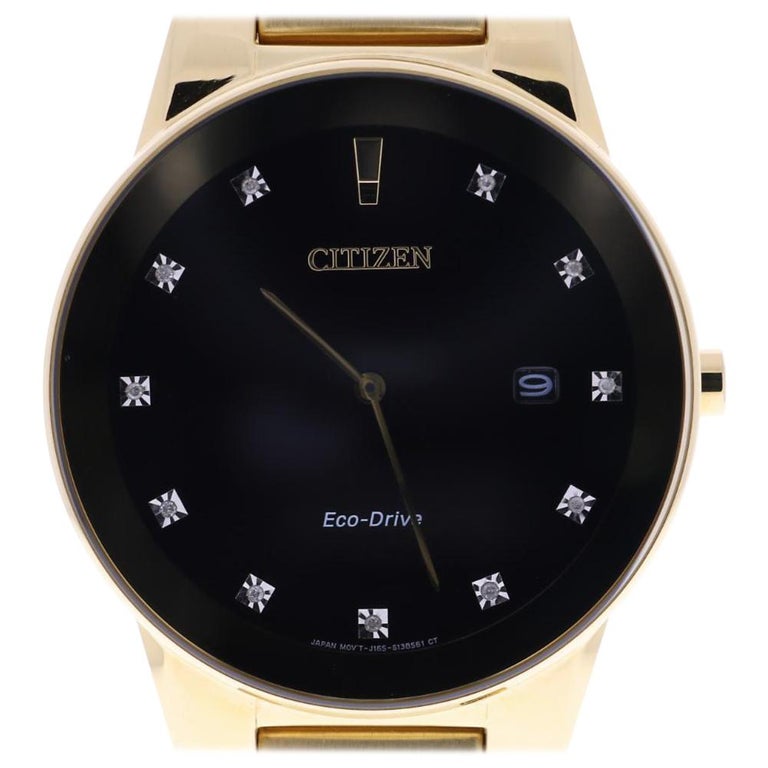 citizen eco drive j165 gold