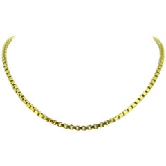 Chopard Yellow Gold Link Chain Necklace