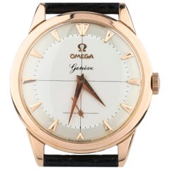 Omega Calibre 267 Vintage 18 Karat Rose Gold 17 Jewels Men’s Wristwatch