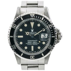 Rolex Submariner 1680 Mark I Men’s Automatic Vintage Watch White Dial SS