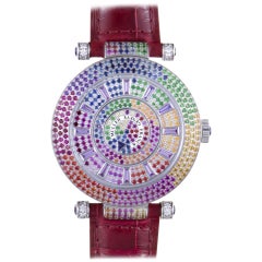 Franck Muller Quatre Saisons Double Mystery DM 42 QTR SAI D 3R CD Regenbogen-Ziffernblatt