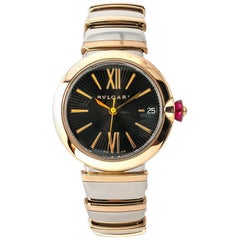 Bvlgari Lvcea Lup 33 SG Women’s Automatic Watch 18 Karat Rose Gold Two-Tone