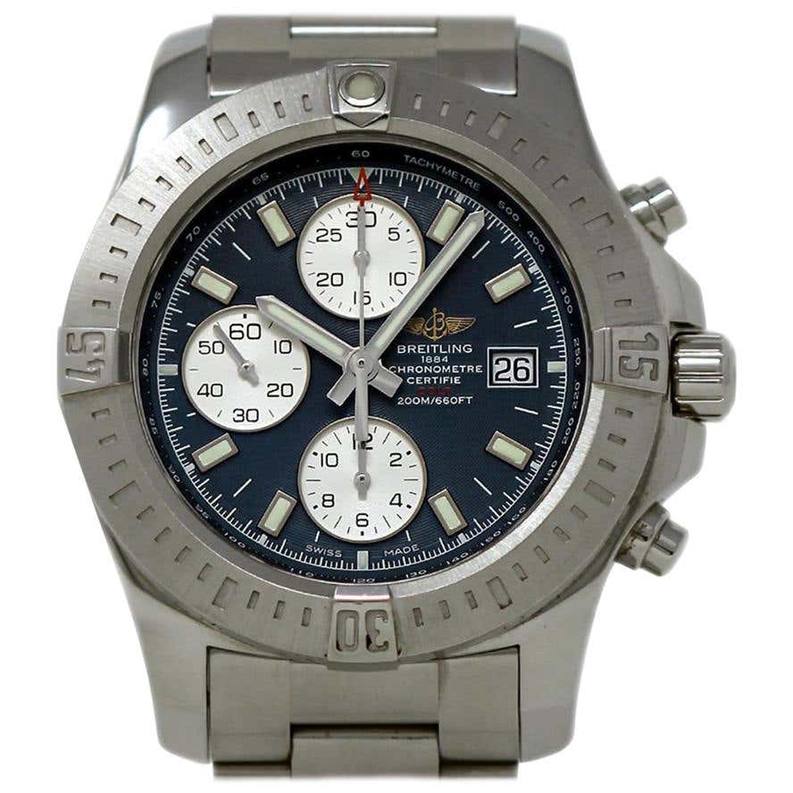 Breitling Stainless Steel Chronograph Doctors Pulsation Watch with ...