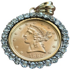 Custom Diamond Gold Coin Bezel for Your Coins, Ben Dannie