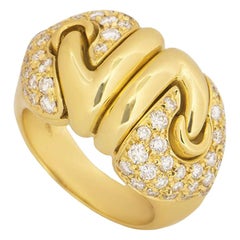 Bulgari Diamond Doppio Cuore Ring