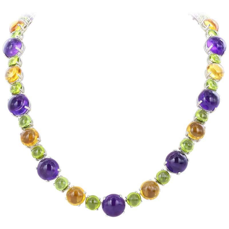 Peridot necklaces for sale Clearance