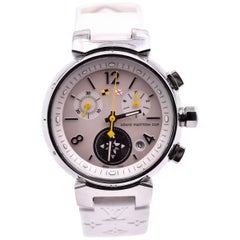 Louis Vuitton Tambour Uhr mit Perlmutt Uhr Ref.-Nr. 2581