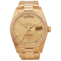 Rolex Day-Date 36 18K Yellow Gold 18038