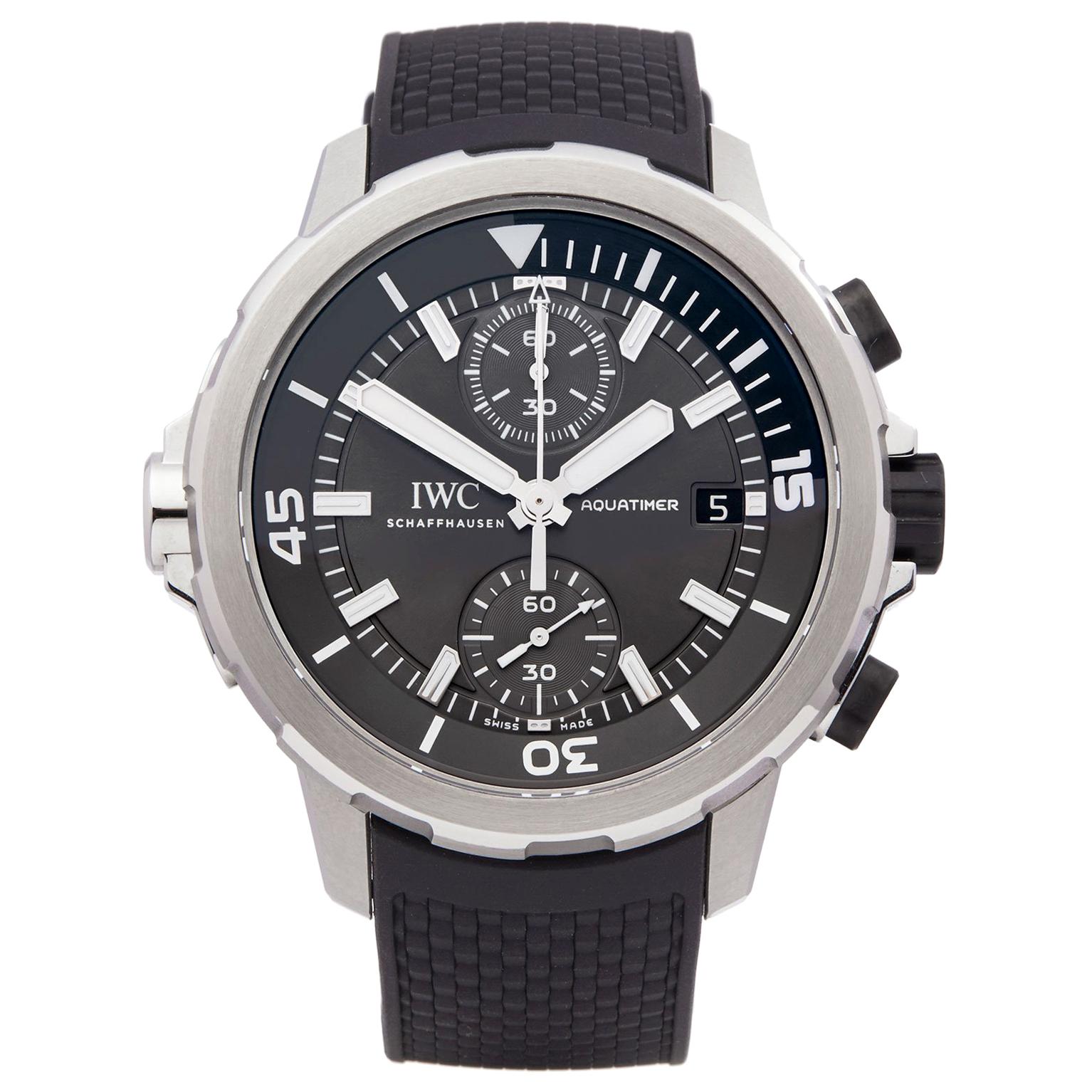 IWC Aquatimer Shark Edition Stainless Steel IW379506 Wristwatch