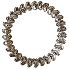 Scandinavian Modern Sterling Silver Necklace by A. Michelsen, Denmark