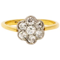 Edwardian Diamond 18 Carat Gold Ring