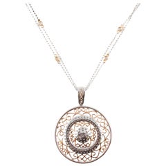 "Trident" 2.30 Carat Diamond Necklace