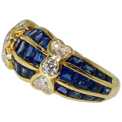 Van Cleef & Arpels Diamond and Sapphire Ring 