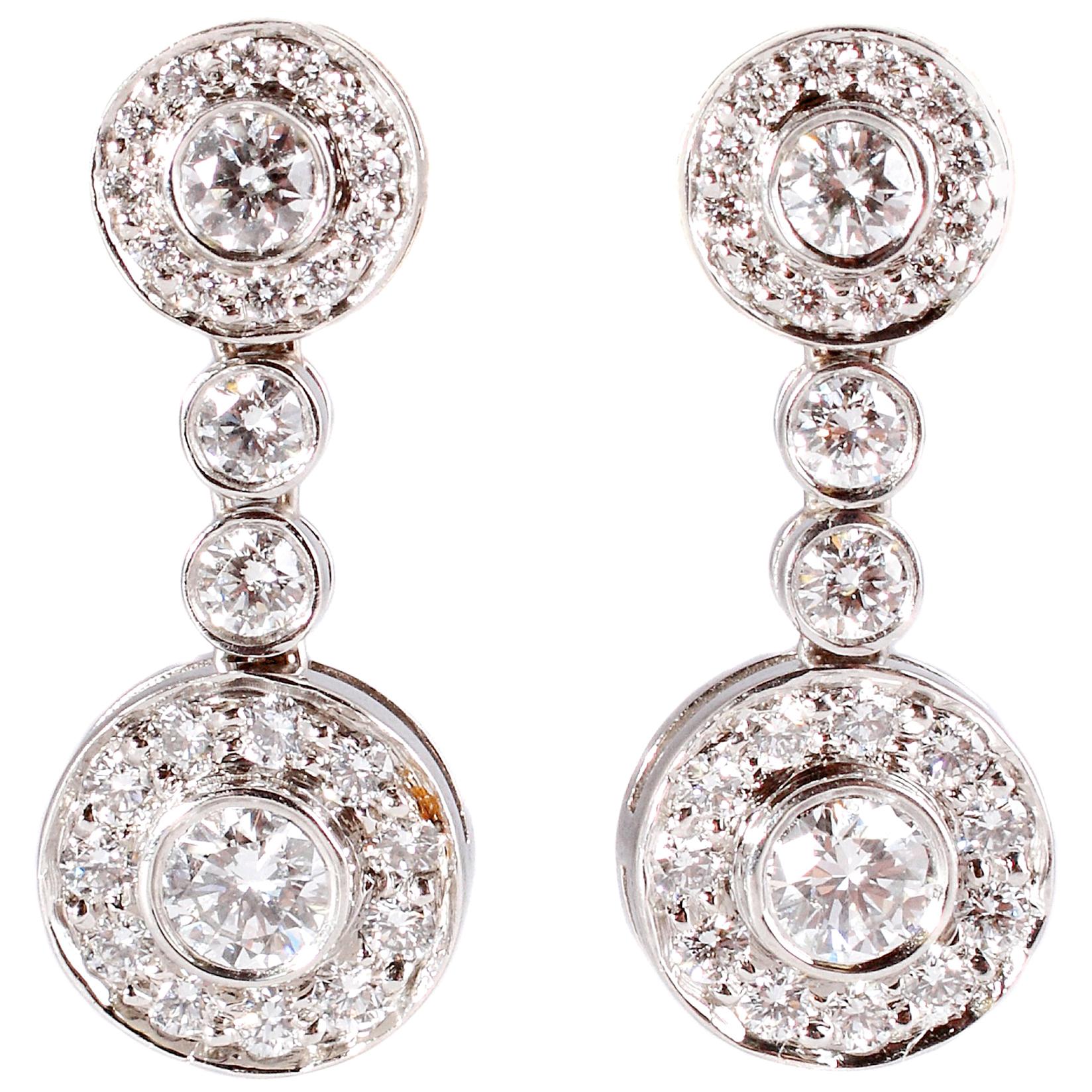 Tiffany & Co. Diamond Earrings "Circlet Collection"