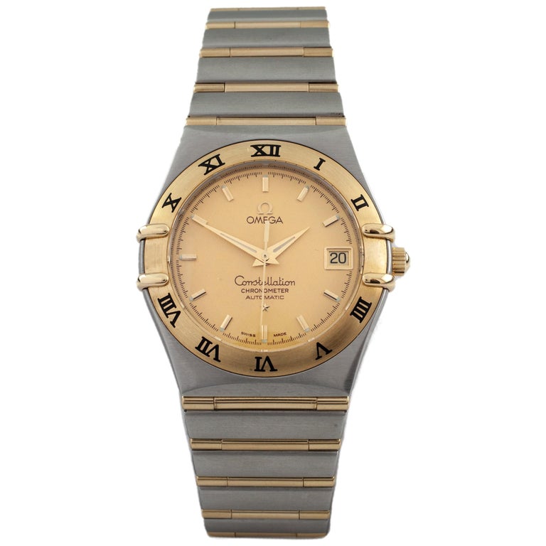 Omega Constellation Chronometer Automatic 2-Tone Watch 1120/368 w/ Box and  Papers at 1stDibs | omega constellation 1120, omega constellation 2 tone, omega  constellation automatic watch