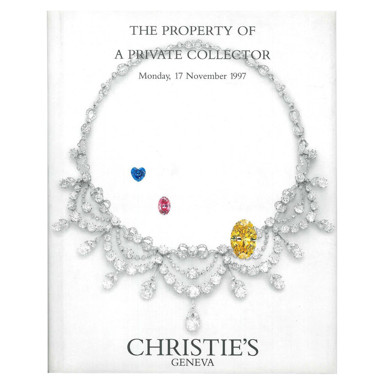 The Property of a Private Collector Christie's Geneva November 1997 (Book)