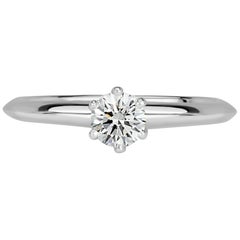 Mark Broumand 0.32 Carat Round Brilliant Cut Diamond Tiffany & Co. Ring
