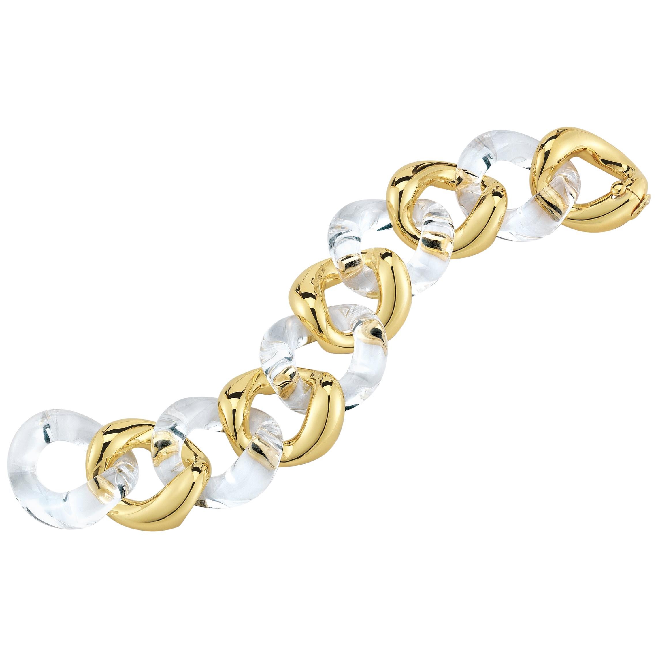 crystal link bracelet